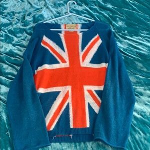 Wildfox British Flag Sweater